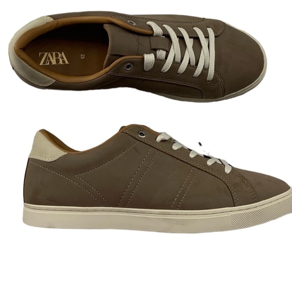 Zara Men’s Brown Sneakers Shoes - Picture 1 of 11